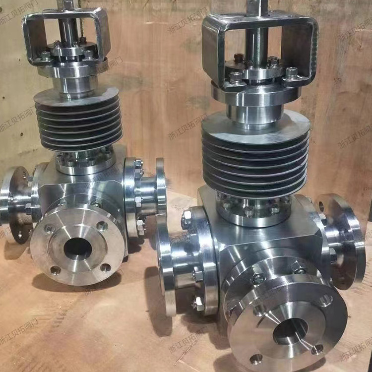 High-temperature ball valve
