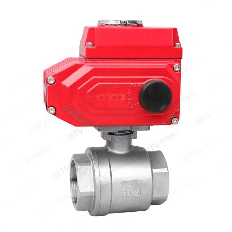 Electric two-piece ball valve