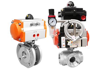 Pneumatic ball valve 
series